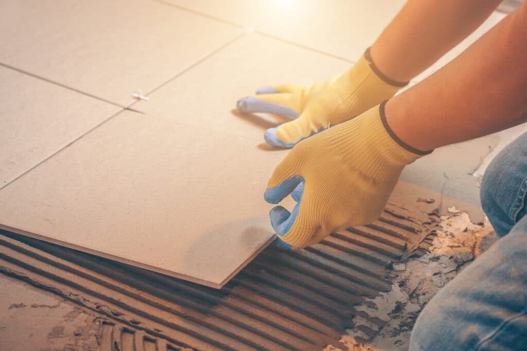 tile installation